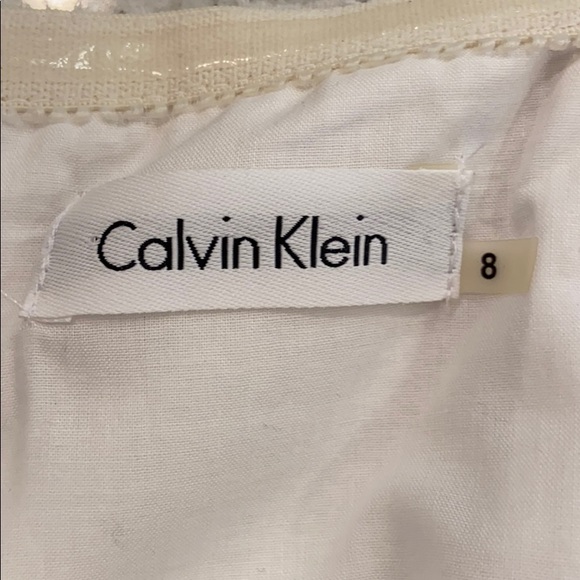 Calvin Klein white strapless dress - Picture 2 of 5